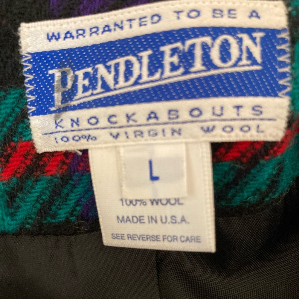 Vintage Pendleton knockabout 100 percent virgin wool plaid jacket - Picture 7 of 8